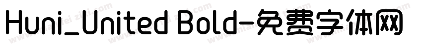 Huni_United Bold字体转换